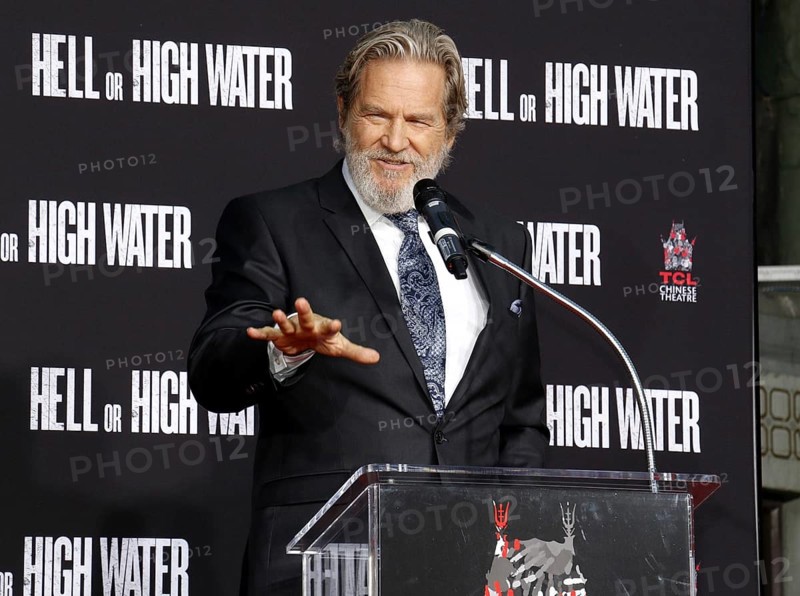 Jeff Bridges at Jeff Bridges Hand And Footprint Ceremony held at the TCL Chinese Theatre IMAX in Hollywood, USA on January 6, 2017