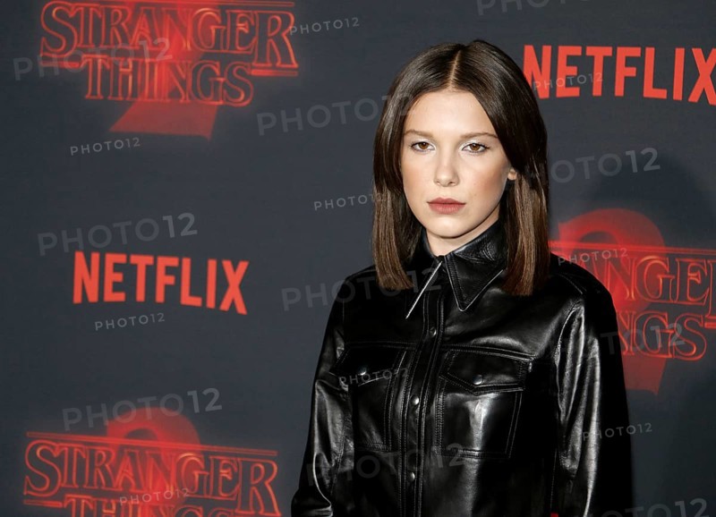 Millie Bobby Brown at the Netflix's season 2 premiere of 'Stranger Things' held at the Regency Village Theatre in Westwood, USA on October 26, 2017