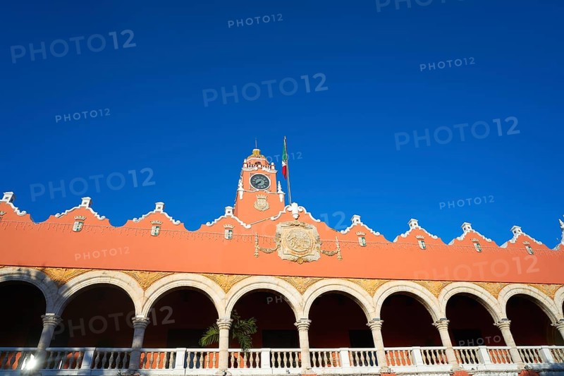 Merida city Town hall of Yucatan in Mexico
