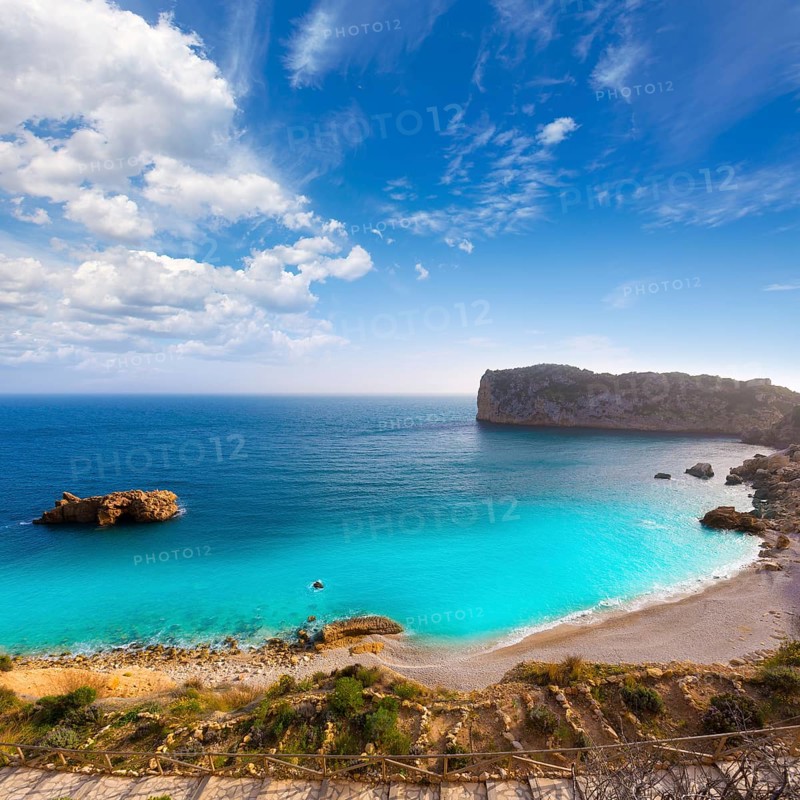 Javea Playa Ambolo beach Xabia in Mediterranean Alicante Spain