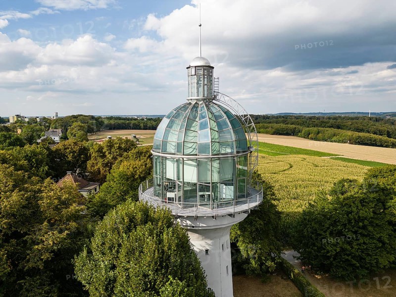 The light tower in Solingen, North Rhine-Westphalia, is a converted former water tower. It is located in the district of Gräfrath near the highest point of the city of Solingen at approximately 276 meters above sea level. The tower was built in 1904, decommissioned in 1983 and rebuilt in the mid-1990s