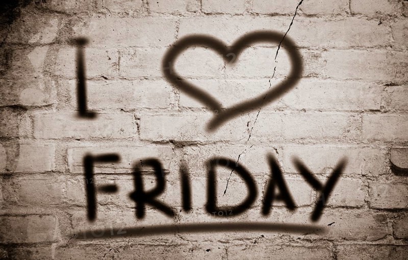 I Love Friday Concept