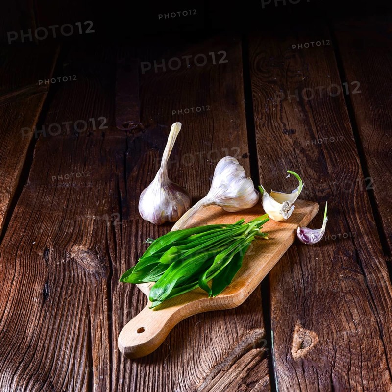 Fresh and tasty wild garlic