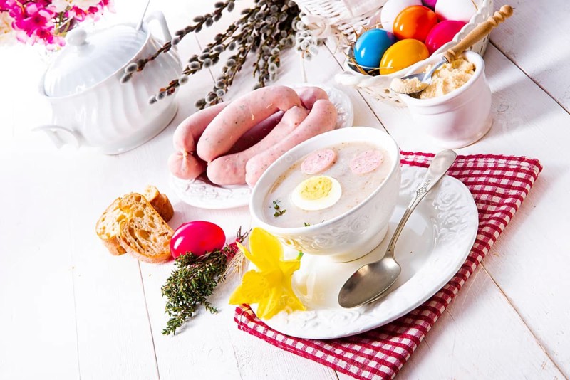 Zurek delicious Polish-style Easter soup