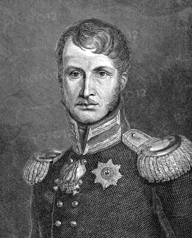 Frederick William III or Friedrich Wilhelm III., 1770 - 1840, king of Prussia