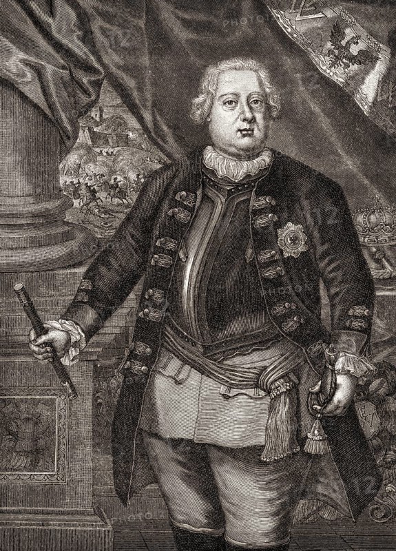 Frederick William I of Prussia, 1688-1740