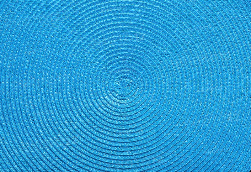 Wickered blue mat kitchen mat texture