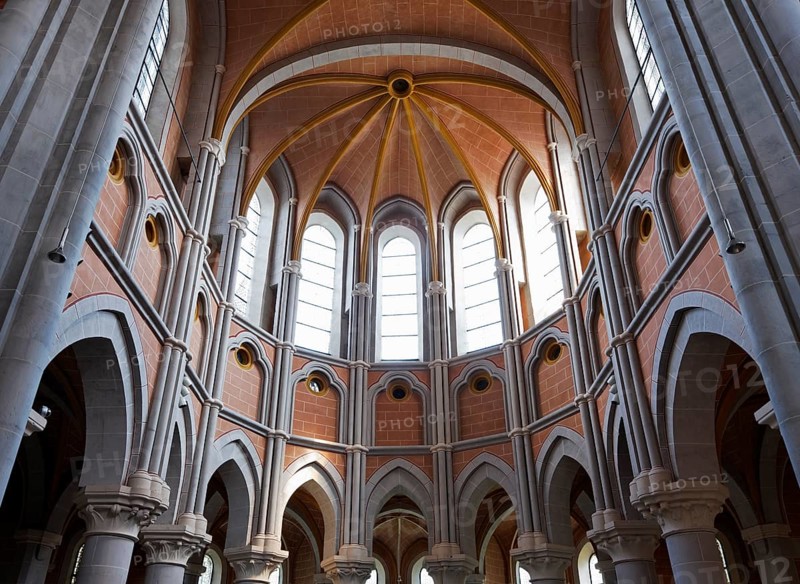 View into the chancel apse, St., Saint, Saint