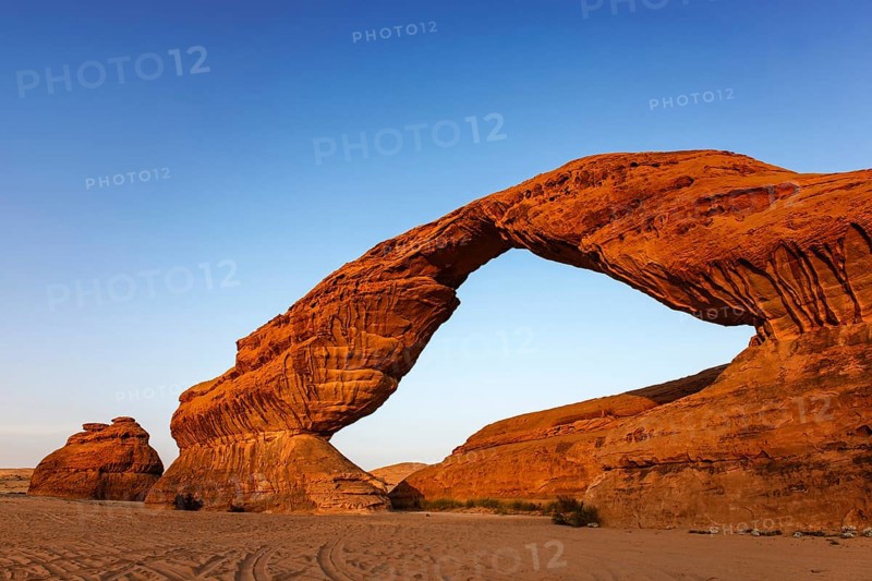 Rainbow Rock, The Arch, Hail Region, Al Ula, Saudi Arabia, Asia