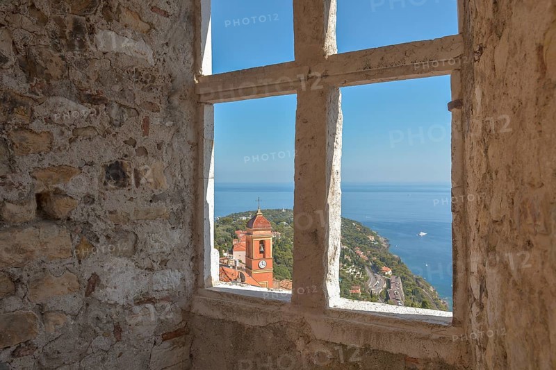 Village of Roquebrune-Cap-Martin on the Mediterranean coast near Monaco
