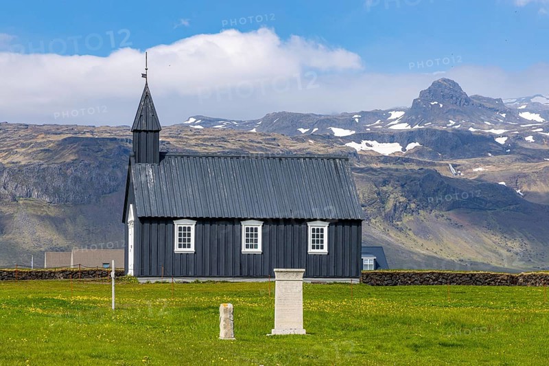 Búðakirkja, Snaefellsnes, island