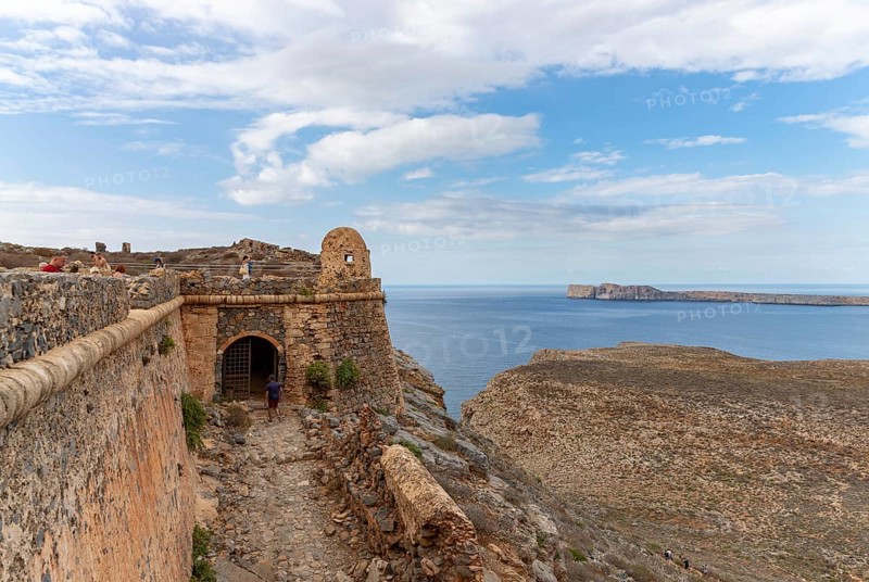 A picture of the Gramvousa Fort