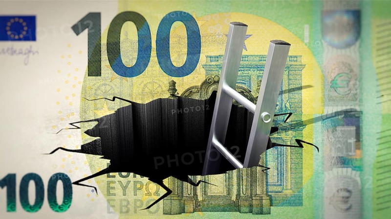 Symbolic image on the topic of debt reduction, insolvency proceedings, debt counselling, etc