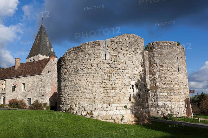 Medieval fortress of Yevre-le-chatel, Loiret, Centre-Val de Loire, France, Europe