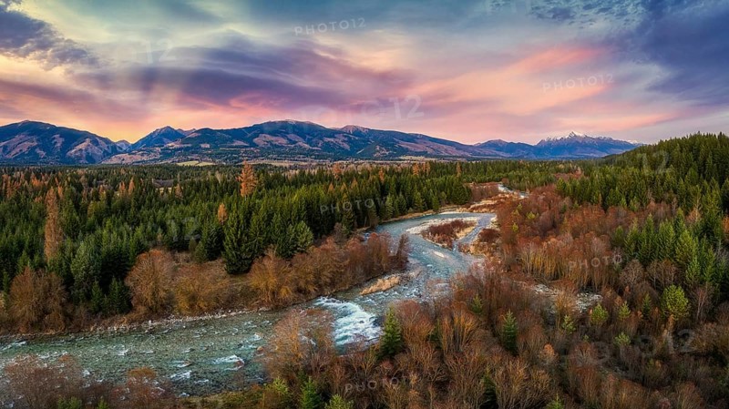 Beautiful Slovak unspoilt nature, a wonderful destination for vacation and relaxation