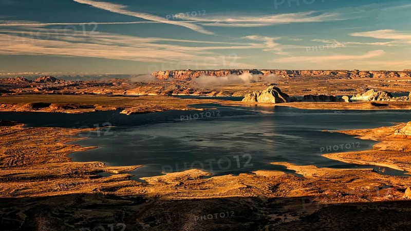 USA Arizona Alstrom Point in sunset