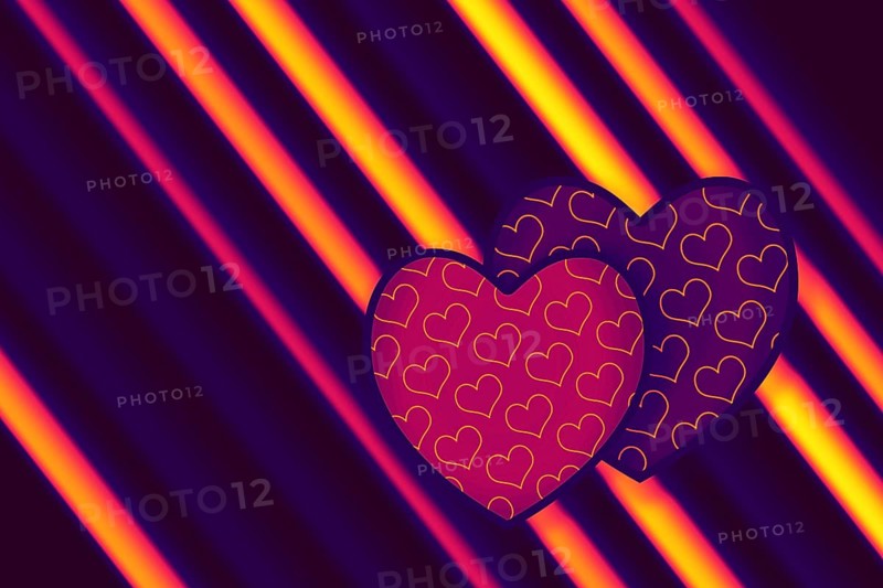 Elegant decorative heart pattern design for fabric, wallpaper, gift paper, banner, cover, poster, presentation, magazine, leaflet