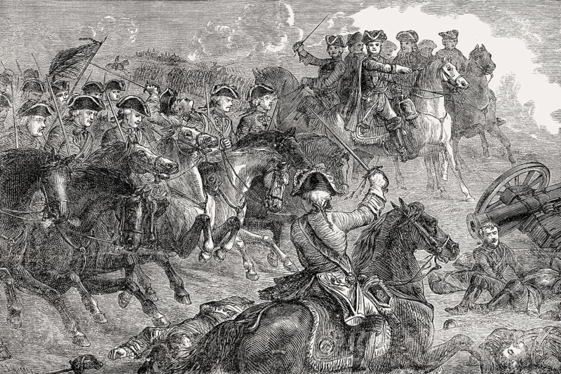 George II, King of Great Britain and Ireland the Battle of Dettingen, 27 June 1743, From British Battles on Land and Sea, by James Grant