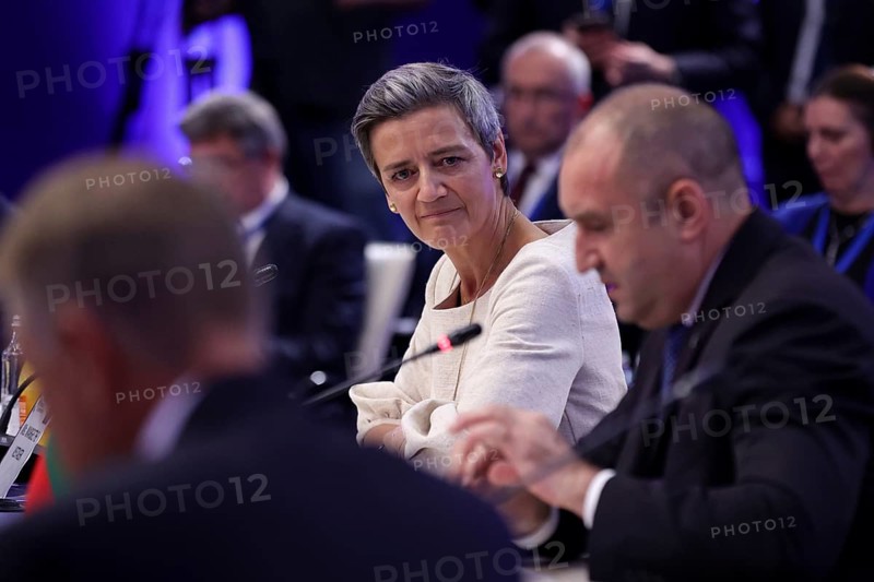 Sofia, Bulgaria - 9 July, 2021: Executive Vice President of the European Commission Margrethe Vestager attends Opening of the Three Seas Summit and Business Forum, Sofia, Bulgaria, Europe
