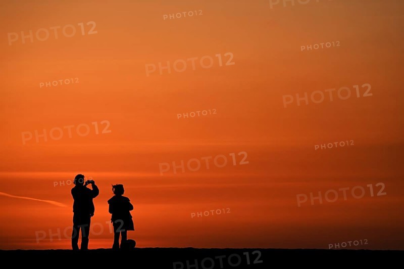 Sunset at Venice Beach, Los Angeles, California, USA, North America
