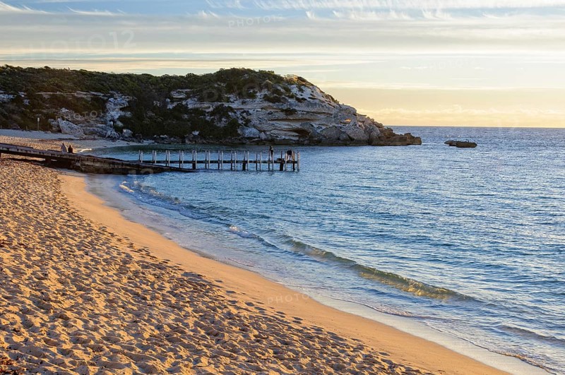Jetty and boat ramp on the Gnarabup Beach, Prevelly, WA, Australia, Oceania