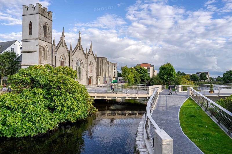 Deconsecrated Convent of Mercy Corrib River, Newtownsmith and Galway, Ireland, United Kingdom, Europe