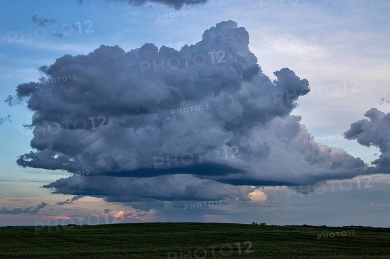 Prairie Storm Clouds Canada Saskatchewan Dramatic Summer