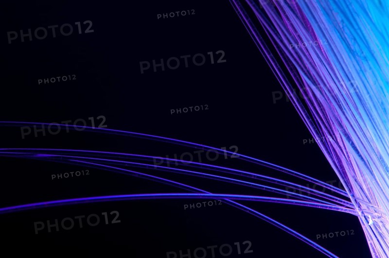 Blue colors optical fibers
