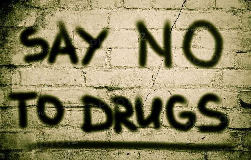 Say No To Drugs Concept