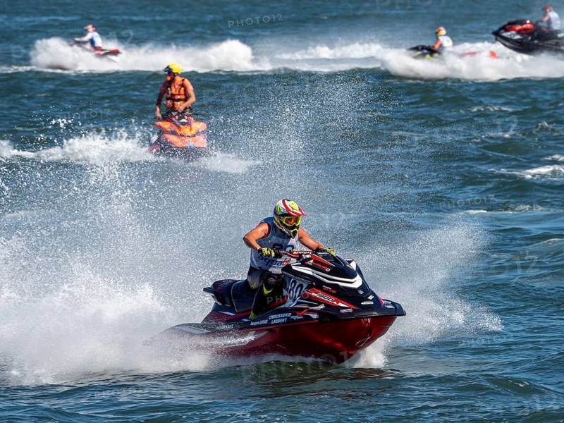 Olbia, Italy - September 16 - 20192 Aquabike world Championship gran prix of Italy