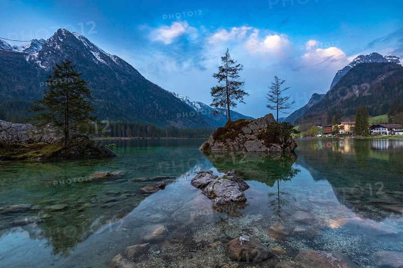 Dawn at Hintersee near Ramsau, Berchtesgaden