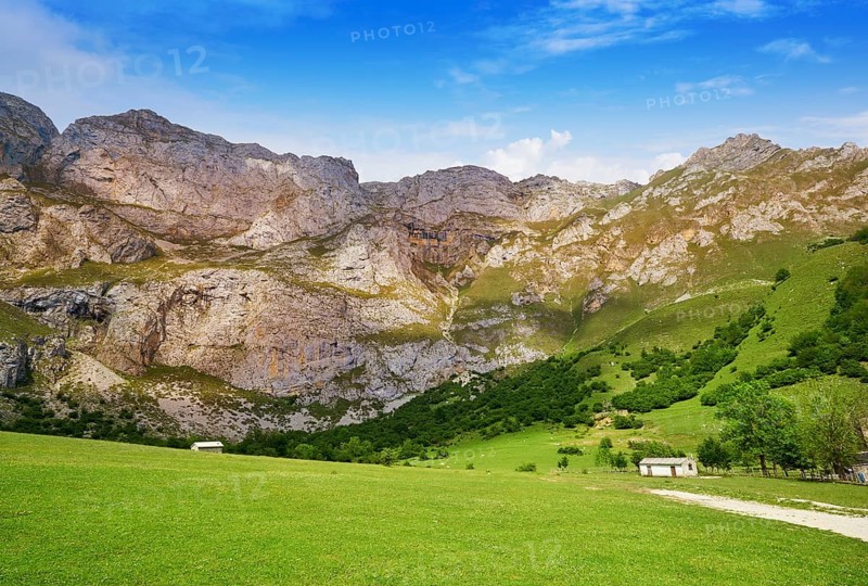 Fuente De mountains in Camaleno Cantabria of Spain