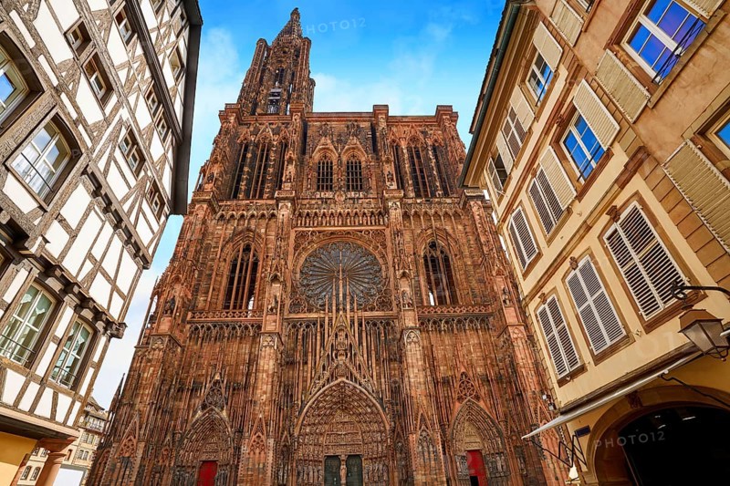 Notre Dame Cathedral in Strasbourg Alsace France