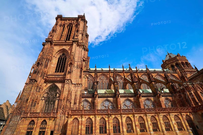 Notre Dame Cathedral in Strasbourg Alsace France