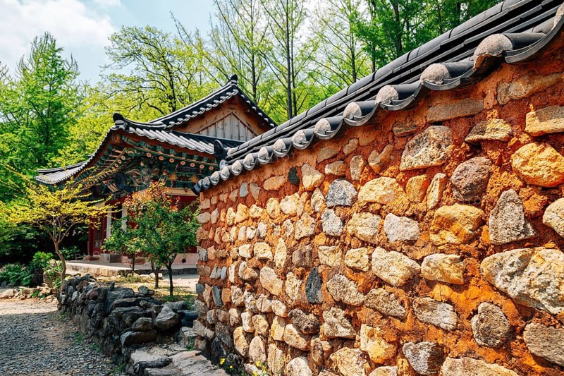 Jogyesan mountain Seonamsa Temple in Suncheon, Korea