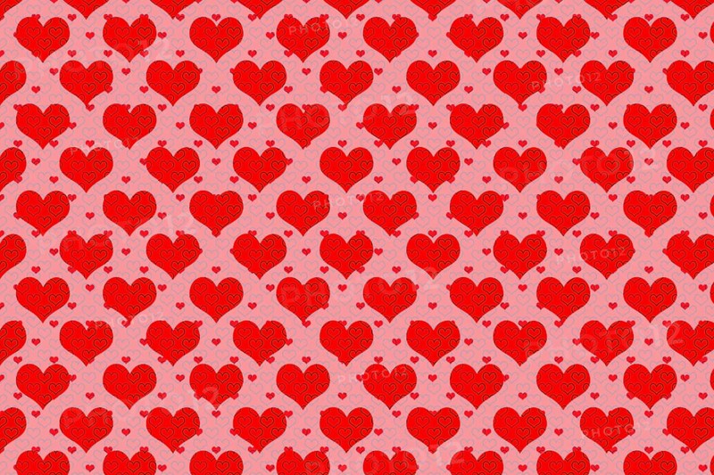 Valentine's Day template with heartsfor banners, inviations, advertisements, cards