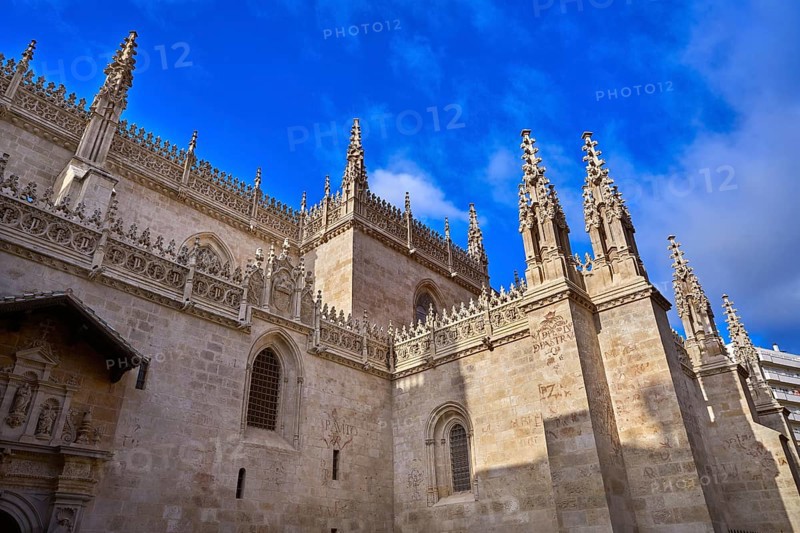 Granada Cathedral Royal Capilla area in Spain at Andalusia