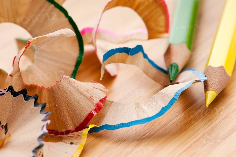 Pencils and shavings
