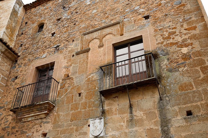 Caceres monumental city in Extremadura of spain