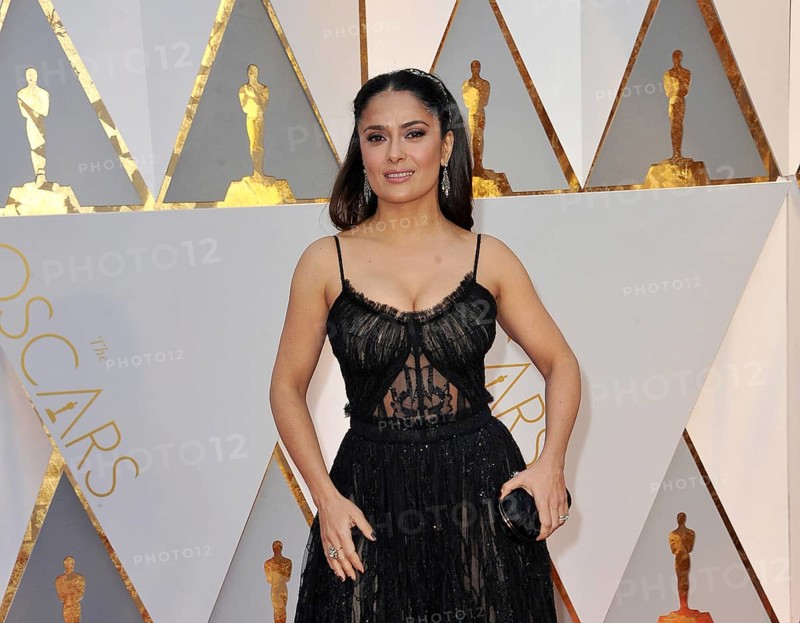 Salma Hayek at the 89th Annual Academy Awards held at the Hollywood and Highland Center in Hollywood, USA on February 26, 2017., Los Angeles, California, USA, North America