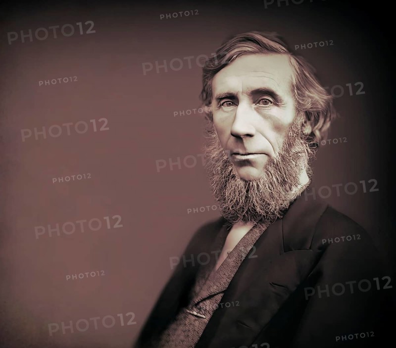 John Tyndall, 1820 –1893, Irish physicist and chemist, discoverer oft he greenhouse effect, digitally edited