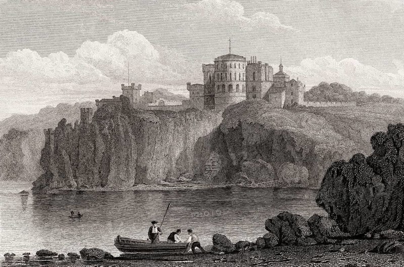 Culzean Castle near Maybole, Ayrshire, 19th century, from Modern Athens by Th. H. Shepherd