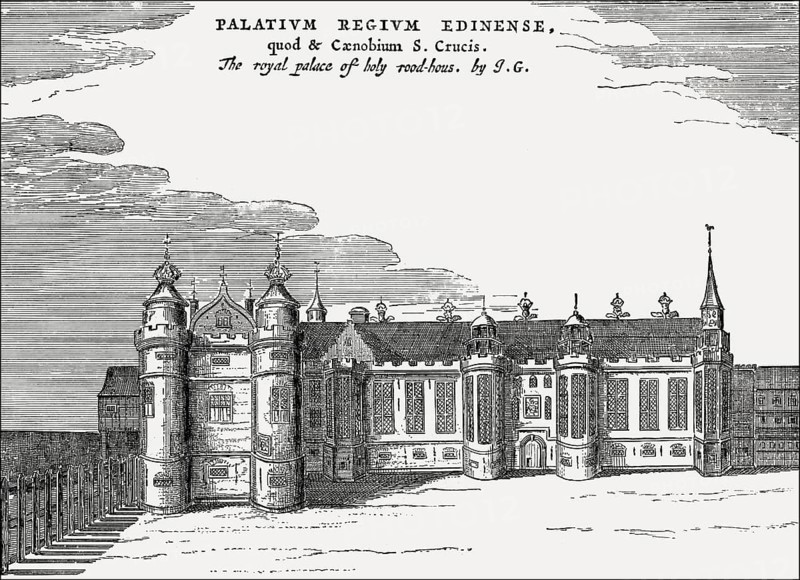 Palace of Holyroodhouse, Edinburgh, Scotland, 1650