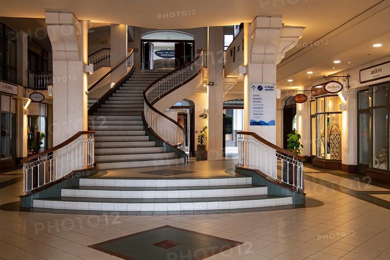 Entrance area, Harbour Mall, shopping centre, Port Louis, Indian Ocean, island, Mauritius, Africa