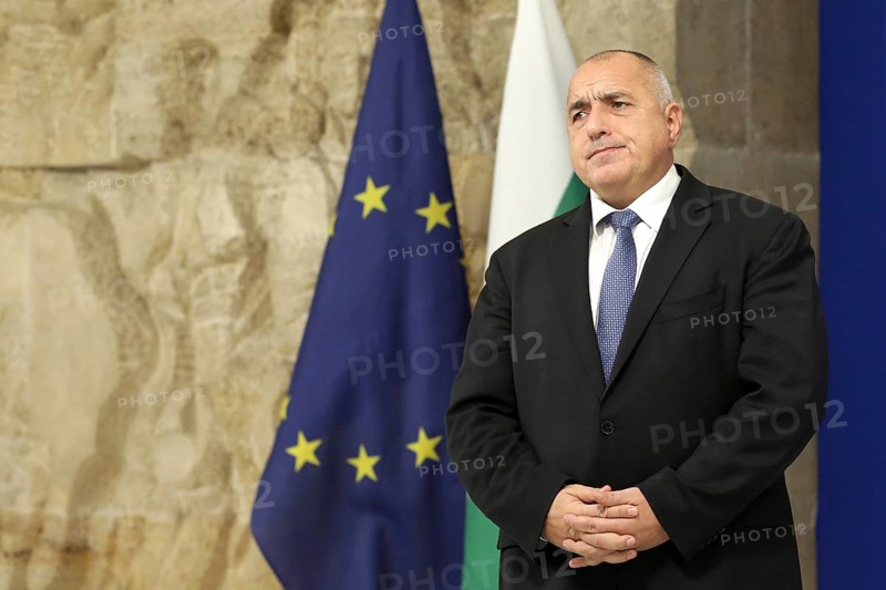 Sofia, Bulgaria - 12 January 2018: Prime Minister of Bulgaria Boyko Borissov attends the ceremony starting Bulgaria's six-month presidency of the European Union