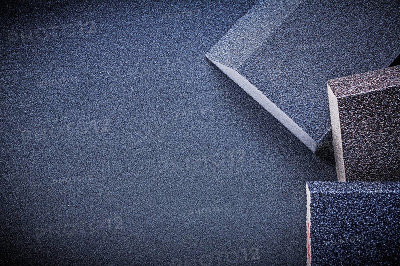 Sanding sponge on polishing paper abrasive materials