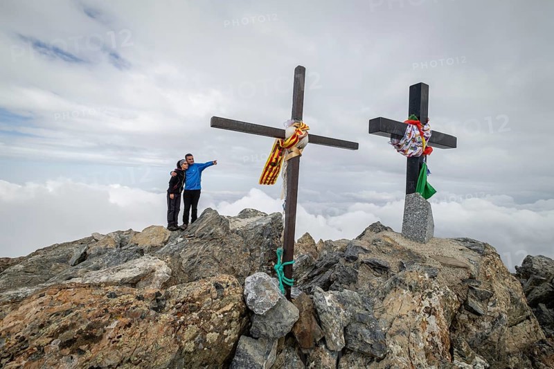 Cima del Mont Valier, 2838 mts, valle de Valier -Riberot-, Parque Natural Regional de los Pirineos de Ariège, cordillera de los Pirineos, Francia