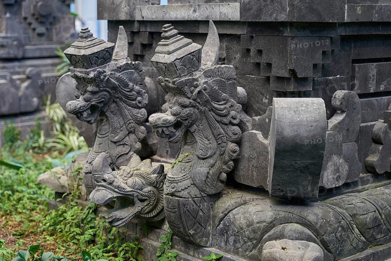 Details on a Balinese temple