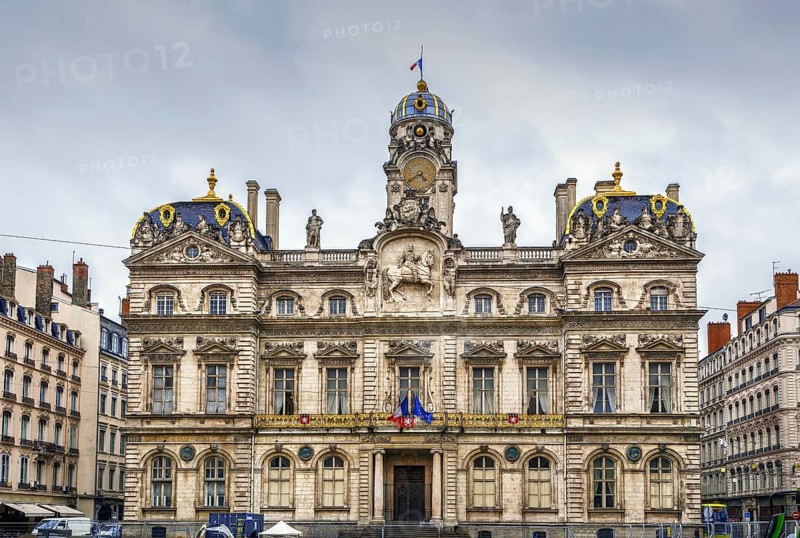 Hotel de Ville de Lyon is the city hall of the City of Lyon, France, Europe