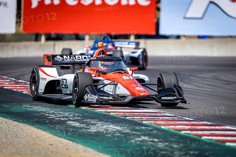 LUCA GHIOTTO (R) (51) of Arzignano, Italy practices for the Firestone Grand Prix of Monterey at WeatherTech Raceway Laguna Seca in Salinas, CA